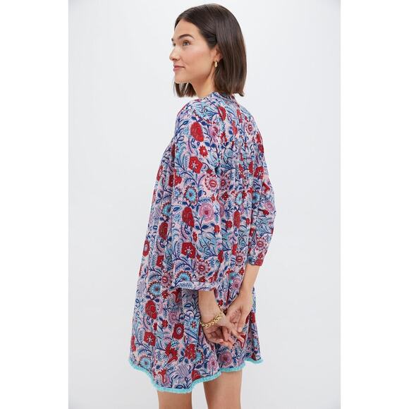 TUCKERNUCK BEACH Mauve and Rose Wildflower Bondi Coverup Size XL NWT - Picture 2 of 6